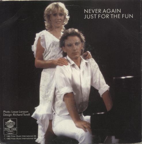 Agnetha F�ltskog Never Again 7" vinyl single (7 inch record / 45) Swedish AGN07NE30340