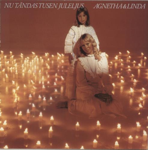 Agnetha F�ltskog Nu Tandas Tusen Juleljus vinyl LP album (LP record) Swedish AGNLPNU88910
