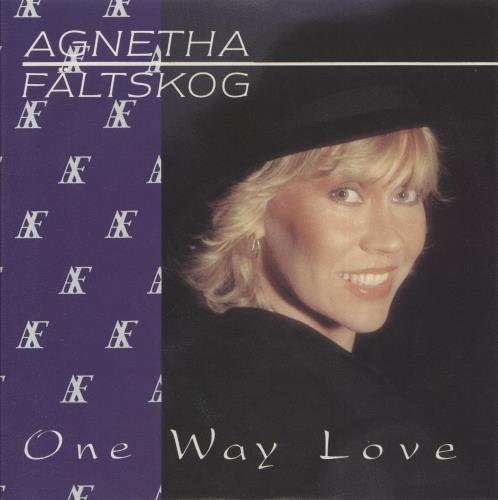 Agnetha F�ltskog One Way Love 7" vinyl single (7 inch record / 45) Dutch AGN07ON89954