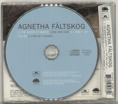Agnetha F�ltskog Queen Of Hearts CD single (CD5 / 5") Swedish AGNC5QU110452