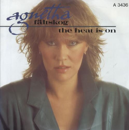 Agnetha F�ltskog The Heat Is On - Injectin Moulded 7" vinyl single (7 inch record / 45) UK AGN07TH42476