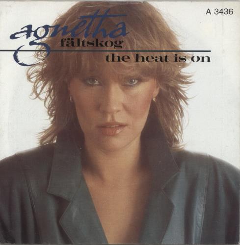 Agnetha F�ltskog The Heat Is On 7" vinyl single (7 inch record / 45) UK AGN07TH878297