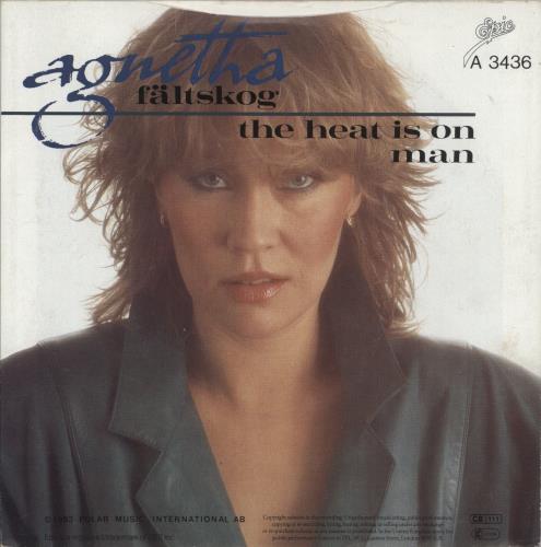 Agnetha F�ltskog The Heat Is On 7" vinyl single (7 inch record / 45) UK AGN07TH878297