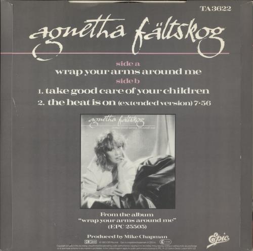 Agnetha F�ltskog Wrap Your Arms Around Me 12" vinyl single (12 inch record / Maxi-single) UK AGN12WR27009