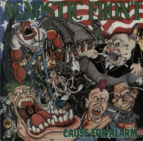 Agnostic Front Cause For Alarm vinyl LP album (LP record) UK FR2LPCA595002