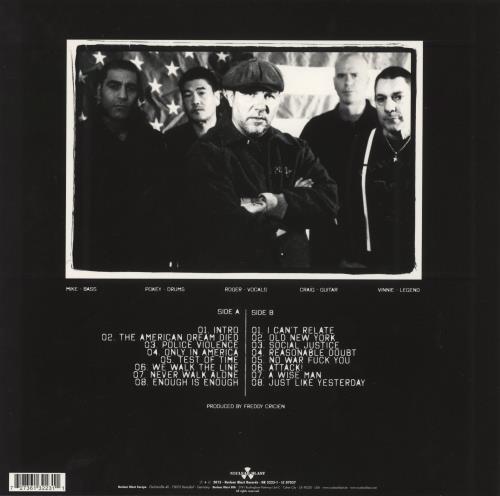 Agnostic Front The American Dream Died vinyl LP album (LP record) UK FR2LPTH866467