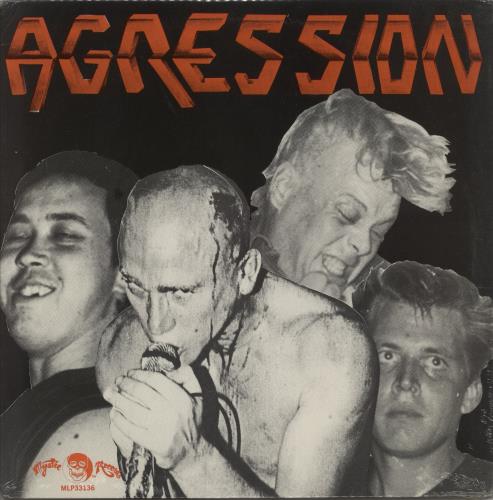 Agression Agression vinyl LP album (LP record) US 9G5LPAG864244