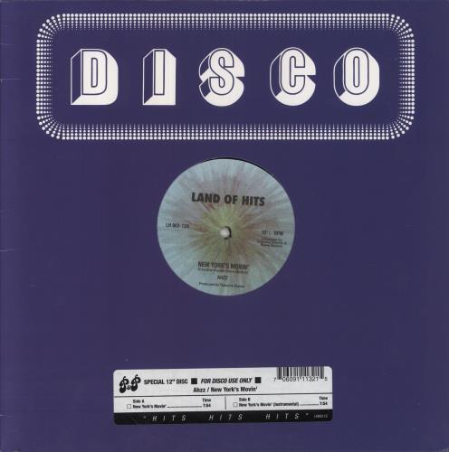Ahzz New York's Movin' 12" vinyl single (12 inch record / Maxi-single) US 89012NE856842