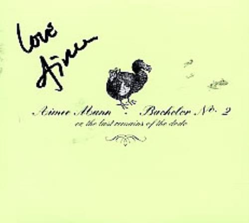 Aimee Mann Bachelor No. 2/Days Since A Lost Time Accident 2 CD album set (Double CD) US AMN2CBA254978