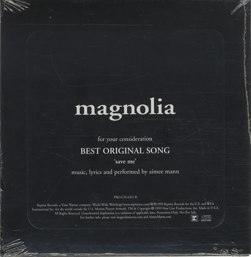Aimee Mann Save Me - for Academy Award voters CD single (CD5 / 5") US AMNC5SA159084
