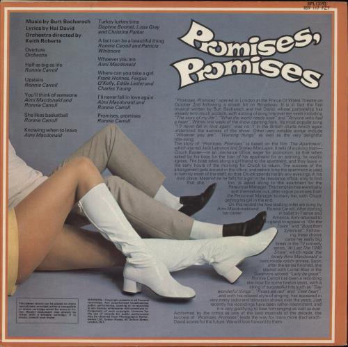 Aimi Macdonald & Ronnie Carroll Promises, Promises vinyl LP album (LP record) UK A4WLPPR549401