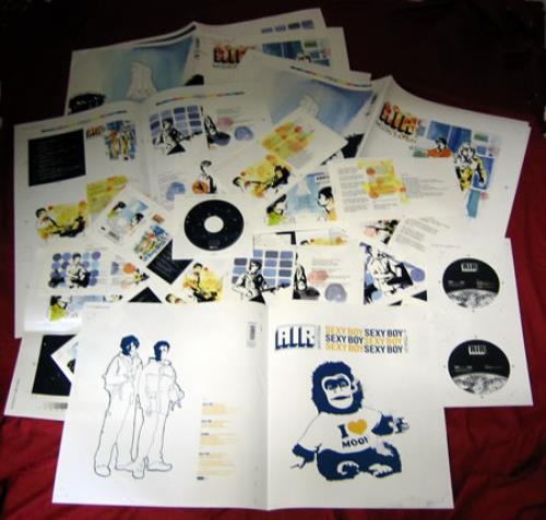 Air (French) Collection Of Proof Artwork artwork UK AIRARCO369849