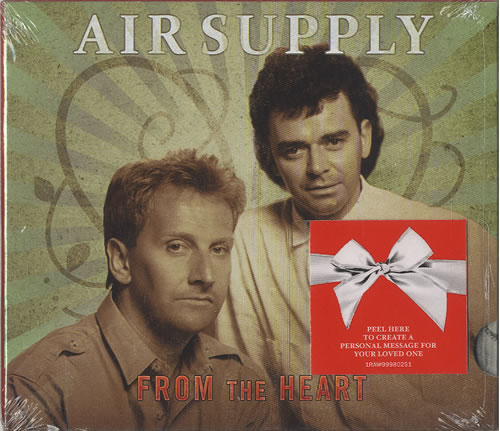 Air Supply From The Heart CD album (CDLP) US AISCDFR462095