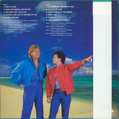 Air Supply Greatest Hits vinyl LP album (LP record) Japanese AISLPGR718652