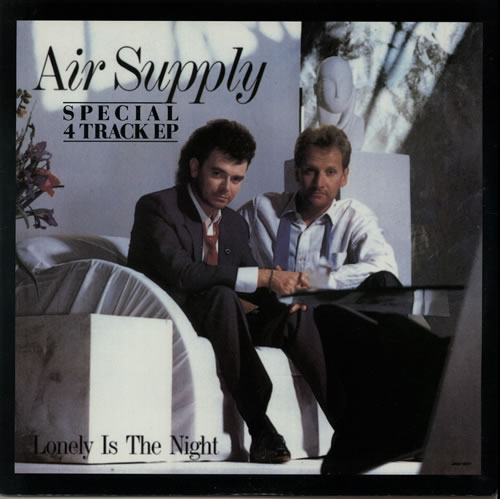Air Supply Lonely Is The Night 12" vinyl single (12 inch record / Maxi-single) UK AIS12LO82845
