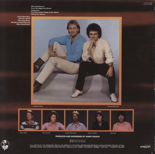Air Supply Now And Forever vinyl LP album (LP record) Canadian AISLPNO810279