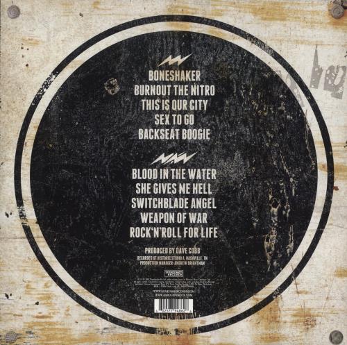 Airbourne Boneshaker vinyl LP album (LP record) UK AX6LPBO866651