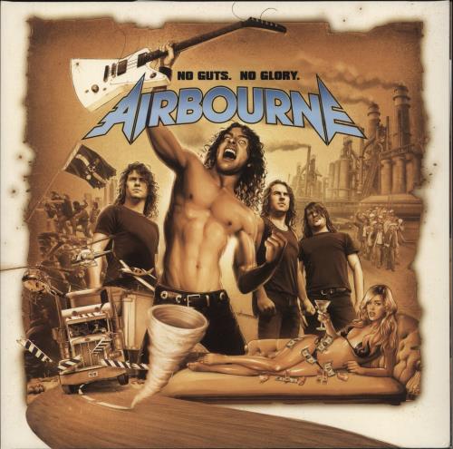 Airbourne No Guts. No Glory - 180g vinyl LP album (LP record) German AX6LPNO865257
