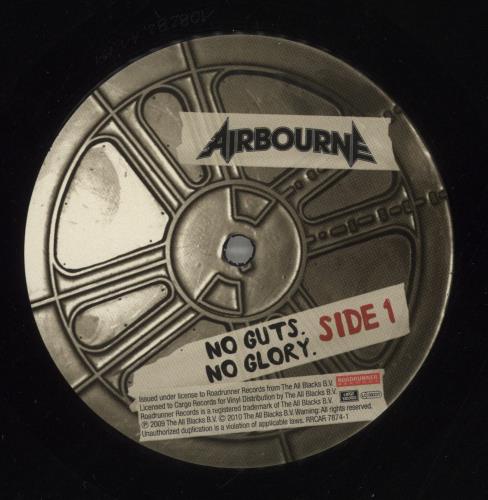 Airbourne No Guts. No Glory - 180g vinyl LP album (LP record) German AX6LPNO865257
