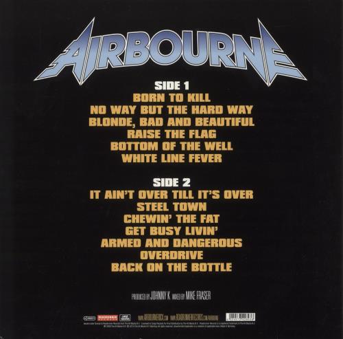 Airbourne No Guts. No Glory - 180g vinyl LP album (LP record) German AX6LPNO865257