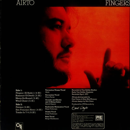 Airto Fingers vinyl LP album (LP record) UK AQ8LPFI543288