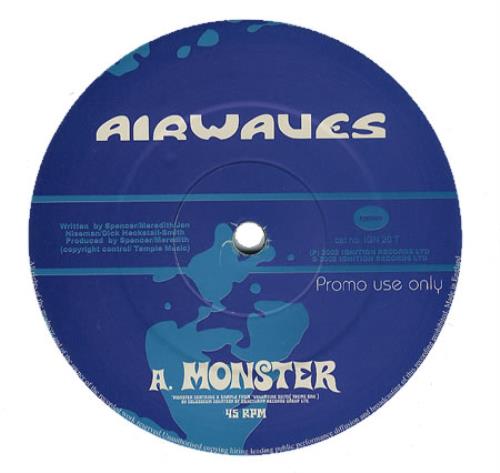 Airwaves Monster 12" vinyl single (12 inch record / Maxi-single) UK AWV12MO255155
