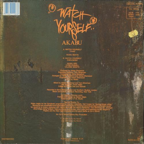 Akabu Watch Yourself 12" vinyl single (12 inch record / Maxi-single) French ZKB12WA712885
