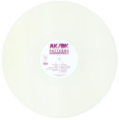 AK/DK Patterns/Harmonics - White Vinyl vinyl LP album (LP record) UK 53FLPPA872036