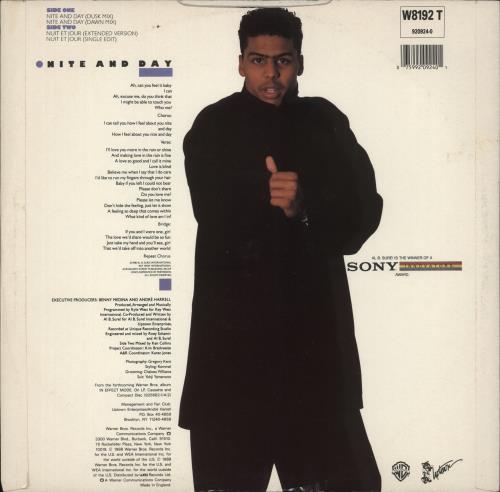 Al B. Sure! Nite And Day 12" vinyl single (12 inch record / Maxi-single) UK A0M12NI659956