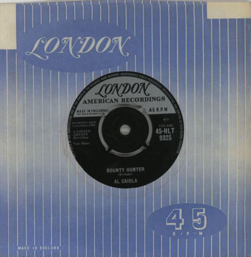 Al Caiola Bonanza 7" vinyl single (7 inch record / 45) UK AJ407BO605772