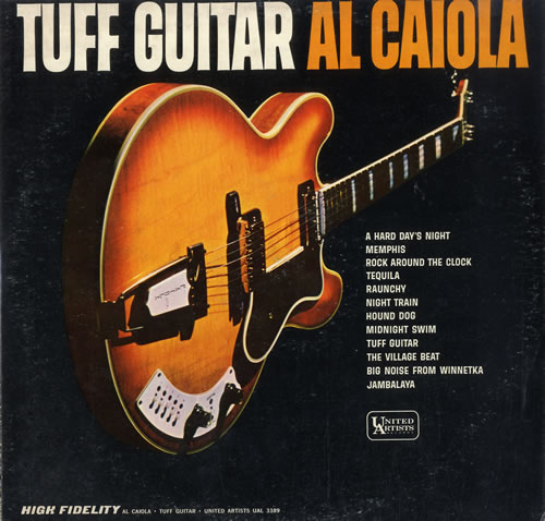 Al Caiola Tuff Guitar vinyl LP album (LP record) US AJ4LPTU550123