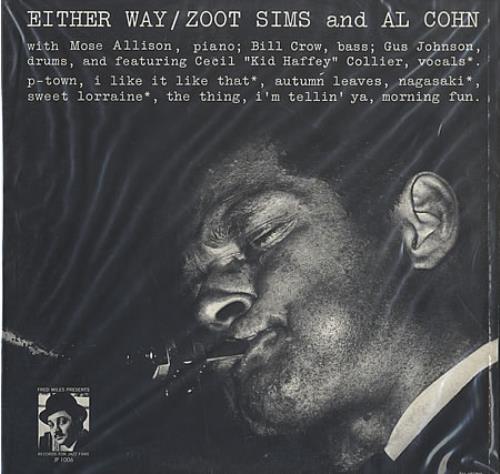 Al Cohn & Zoot Sims Either Way - 180gm - Sealed vinyl LP album (LP record) US C=SLPEI400904