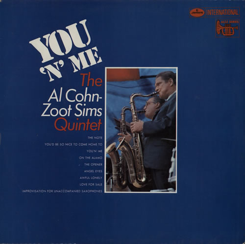 Al Cohn & Zoot Sims You 'N Me vinyl LP album (LP record) UK C=SLPYO567079