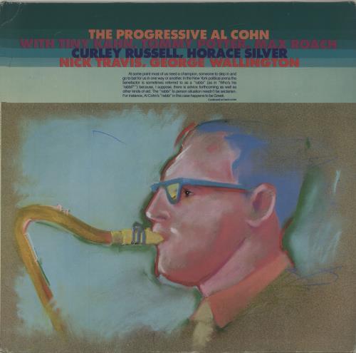 Al Cohn The Progressive Al Cohn vinyl LP album (LP record) German 3ACLPTH449301