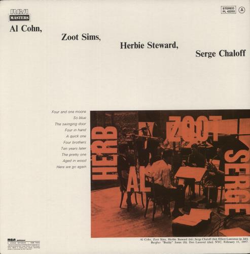Al Cohn Together Again! vinyl LP album (LP record) French 3ACLPTO493501