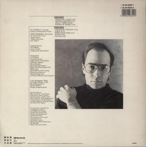 Al Di Meola Cielo E Terra vinyl LP album (LP record) UK AL5LPCI494874