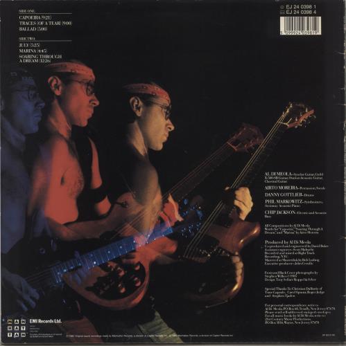 Al Di Meola Soaring Through A Dream vinyl LP album (LP record) UK AL5LPSO494876