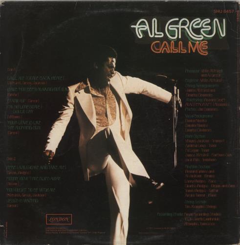 Al Green Call Me vinyl LP album (LP record) UK AEELPCA583226