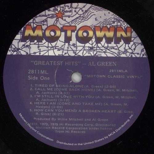 Al Green Greatest Hits - shrink vinyl LP album (LP record) US AEELPGR866520