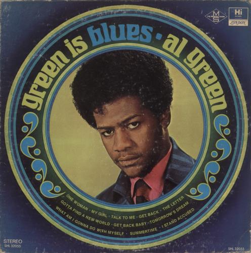 Al Green Green Is Blues vinyl LP album (LP record) US AEELPGR882088