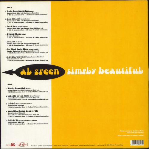 Al Green Simply Beautiful - Red Vinyl vinyl LP album (LP record) Italian AEELPSI804254