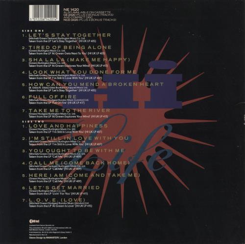 Al Green The Best Of vinyl LP album (LP record) UK AEELPTH391367