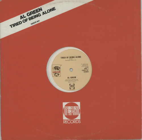 Al Green Tired Of Being Alone 12" vinyl single (12 inch record / Maxi-single) UK AEE12TI615731