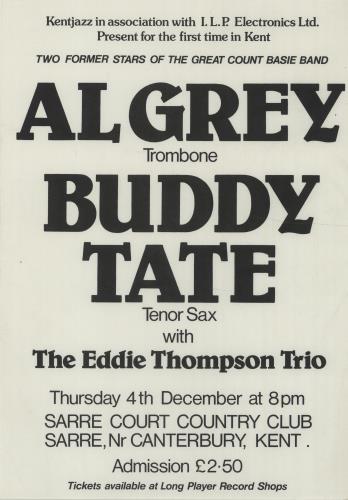 Al Grey Al Grey Featuring Arnett Cobb - Autographed vinyl LP album (LP record) French AJ6LPAL676058