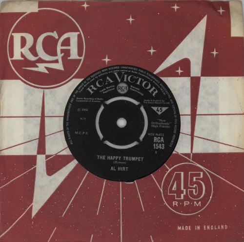 Al Hirt The Happy Trumpet 7" vinyl single (7 inch record / 45) UK AHR07TH753843