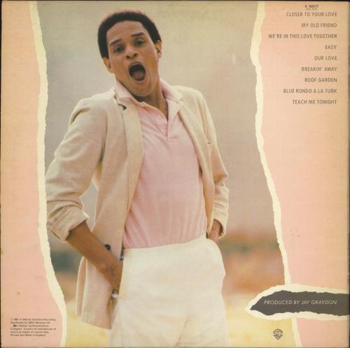 Al Jarreau Breakin' Away - Autographed vinyl LP album (LP record) UK AJRLPBR770044