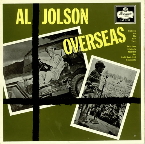 Al Jolson Overseas vinyl LP album (LP record) UK JL7LPOV496866
