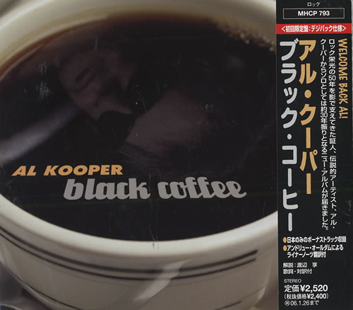 Al Kooper Black Coffee + handbill CD album (CDLP) Japanese ALKCDBL338536