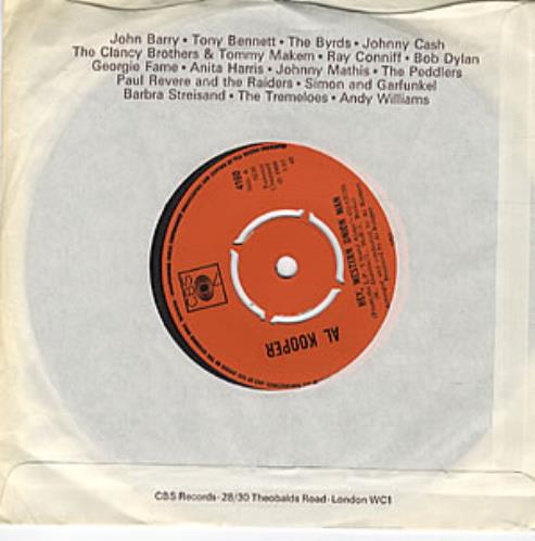Al Kooper Hey, Western Union Man 7" vinyl single (7 inch record / 45) UK ALK07HE317348