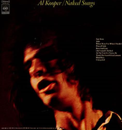 Al Kooper Naked Songs vinyl LP album (LP record) Japanese ALKLPNA230647